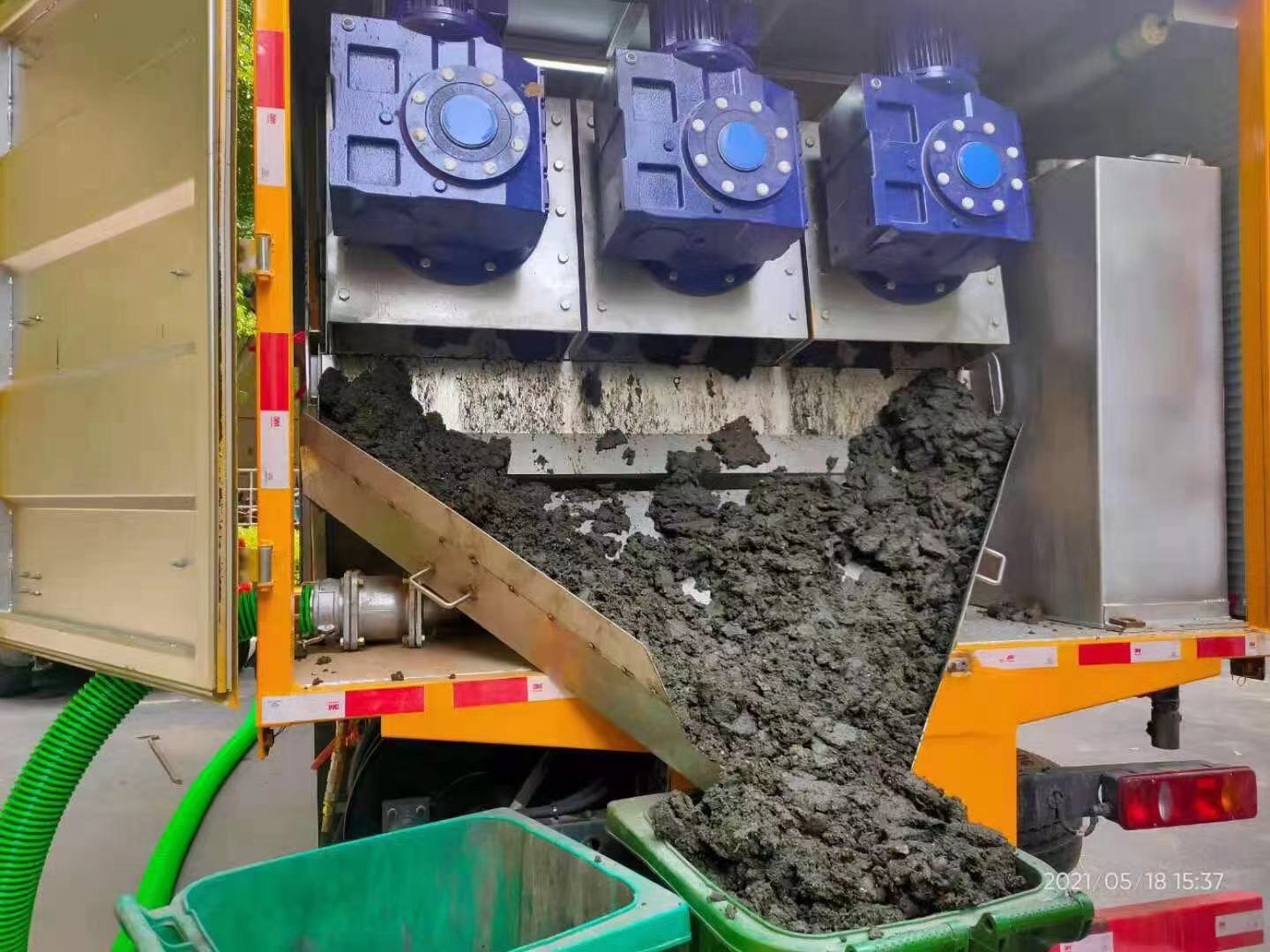 文山化粪池清掏城市维护站-泥浆净化干湿分离处理